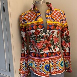 All cotton floral Dolce and Gabbana shirt.